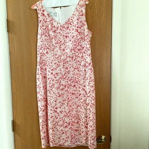 Donna Ricco Pink & White Dress Sz12
